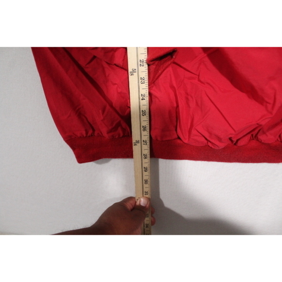 Izod Men Red Jacket Vintage Casual Size Large - Picture 4 of 7
